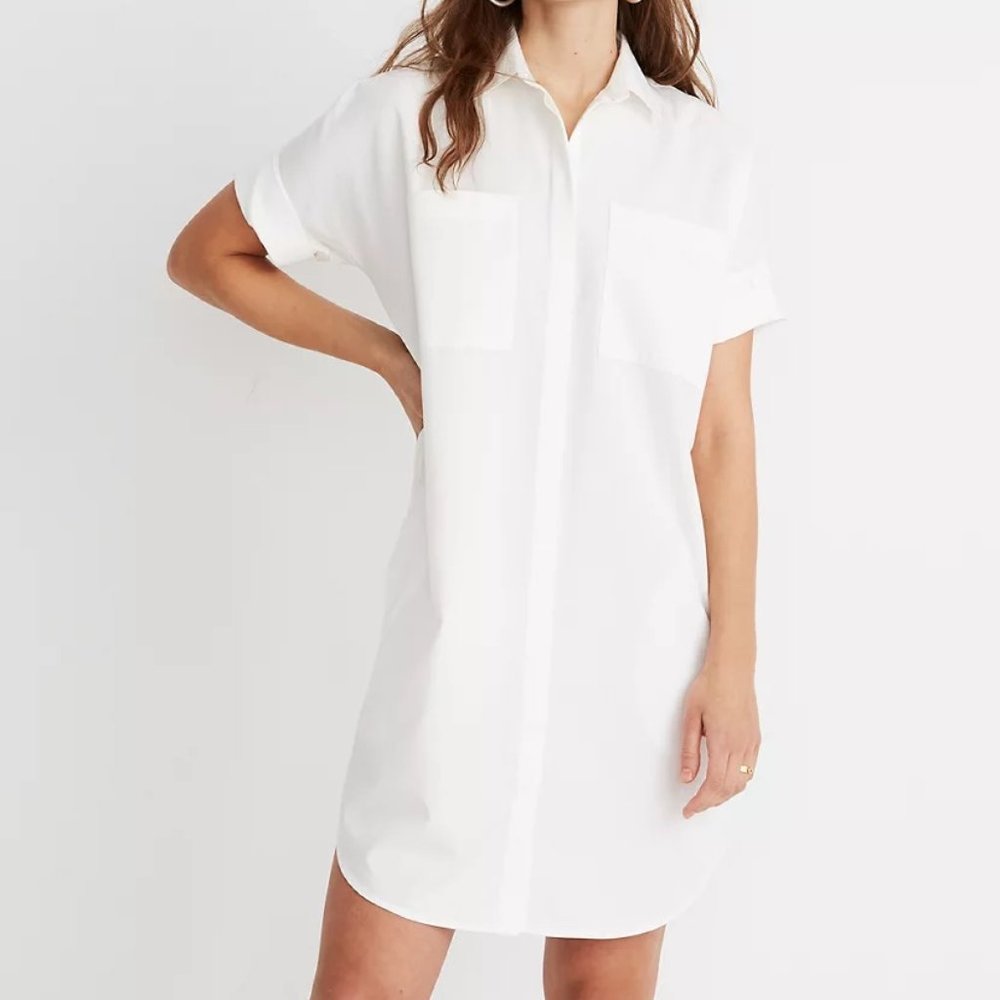 Madewell Courier Shirt Dress - M